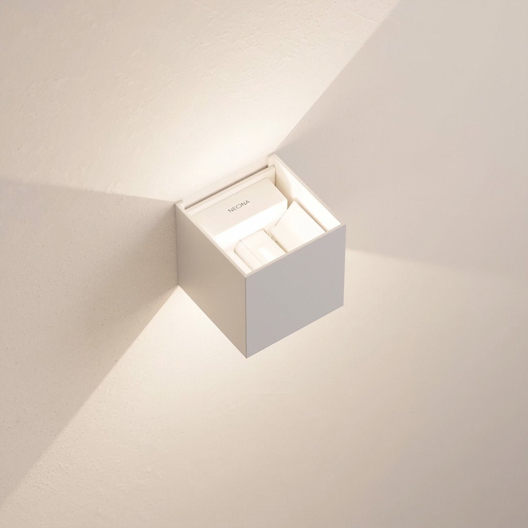 Sleek LED Wall Sconce with Adjustable Directional Lighting