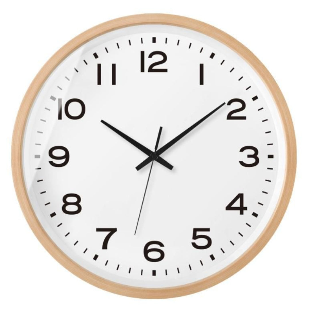 Minimalist Scandinavian Wooden Wall Clock for Cozy Rooms
