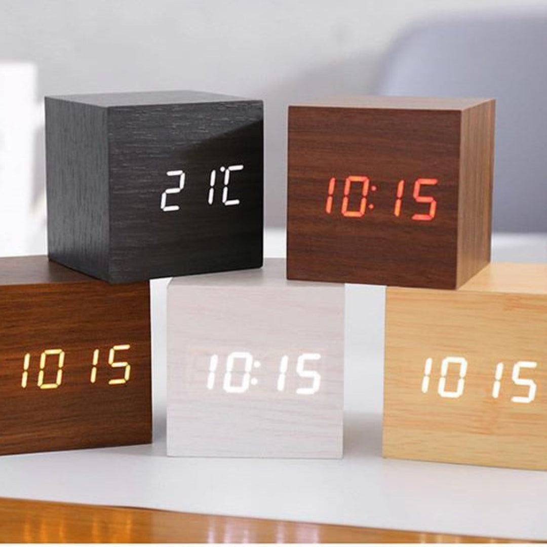 Advanced LED Alarm Clock with Smart Display for Nightstands