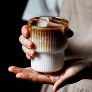 Sculpted Ribbed Glassware Set for Premium Table Presentation