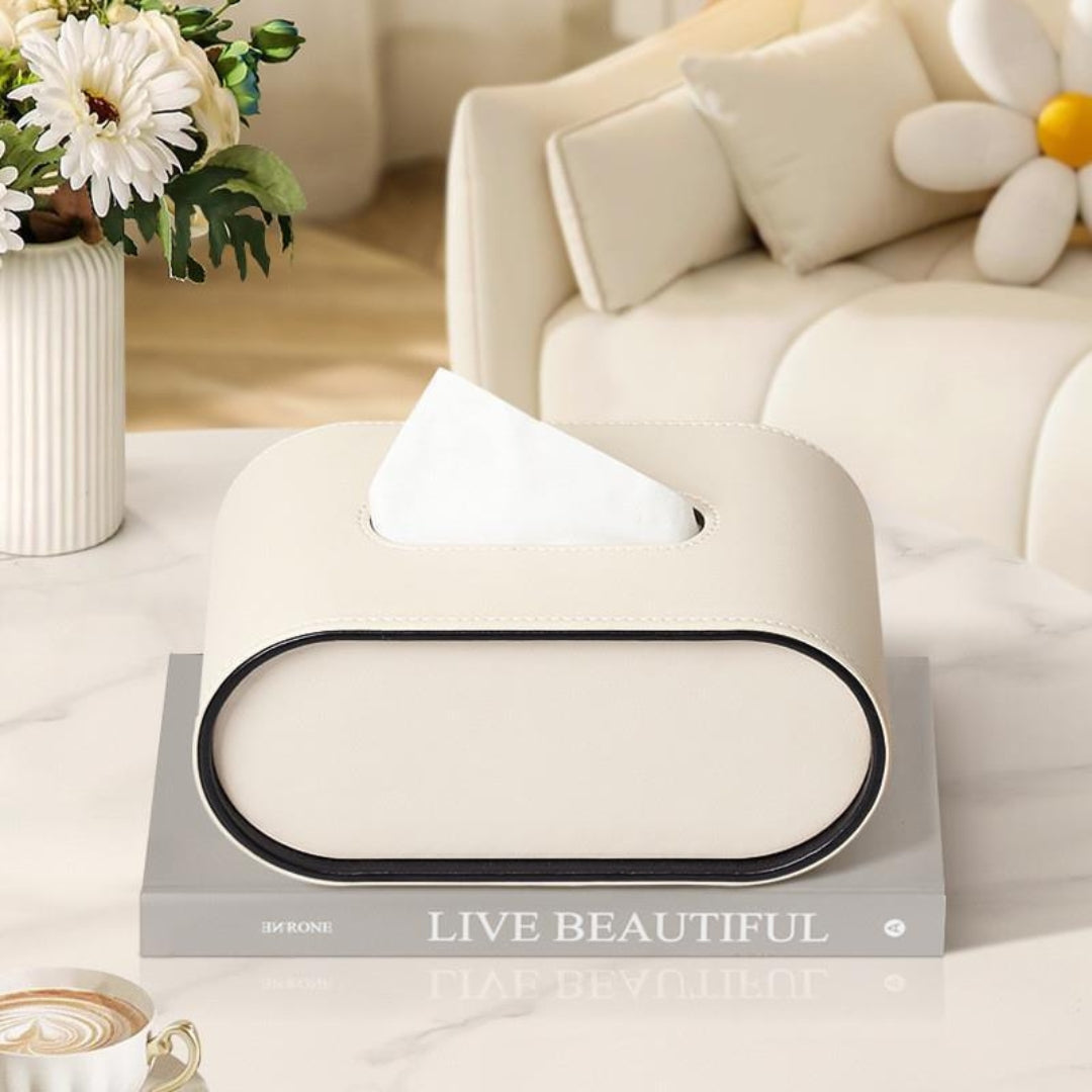 Contemporary Tissue Box Cover for Smart Home Organization