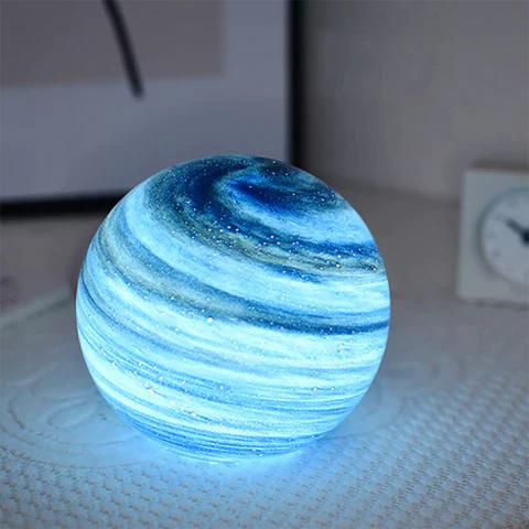 Ethereal Moon Lamp for Calm Ambient Home Lighting Art Plus
