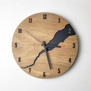 Sleek Wooden Wall Clock for Modern Homes with Silent Motion