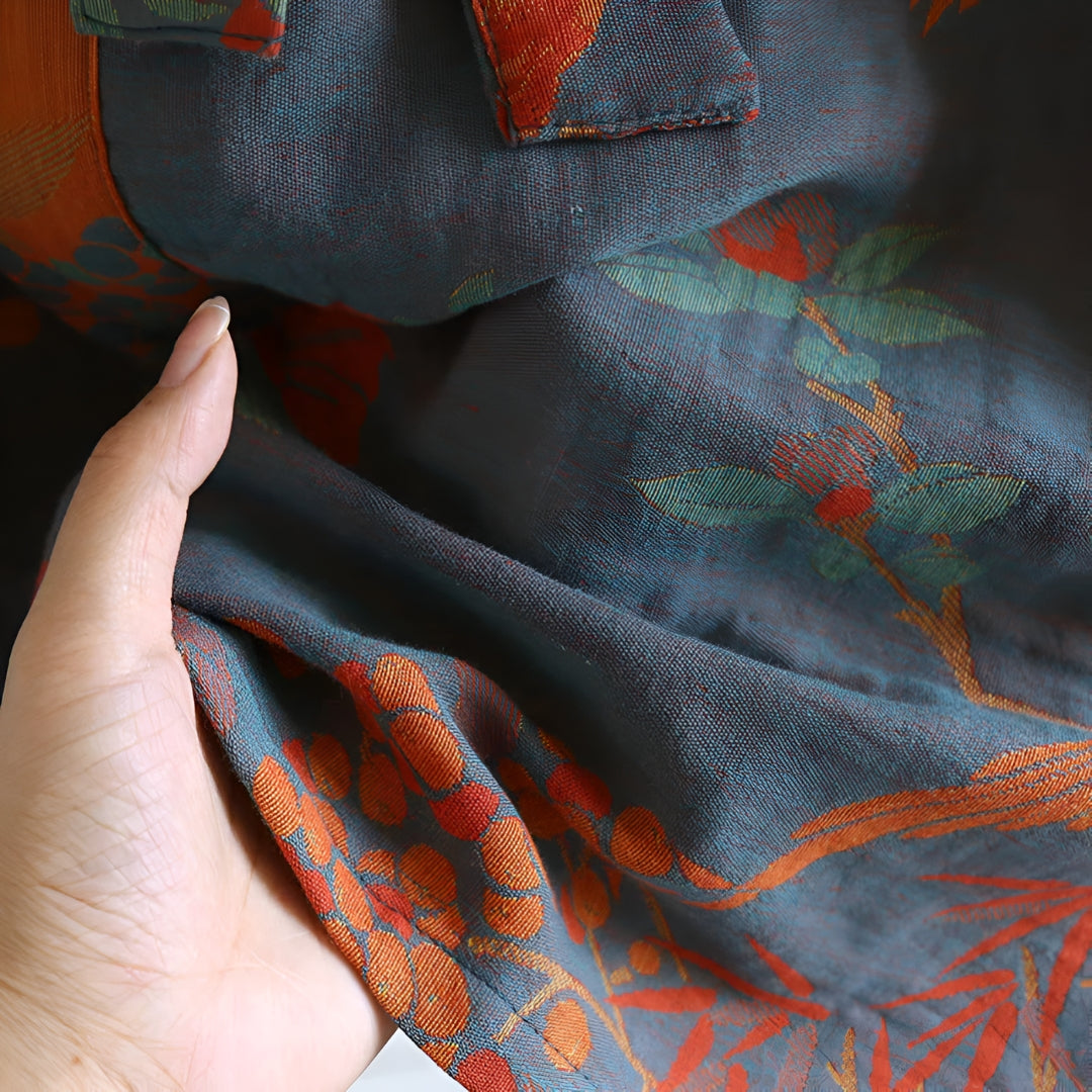 Classic Waffle Bathrobe with Sophisticated Retro Flair Edge