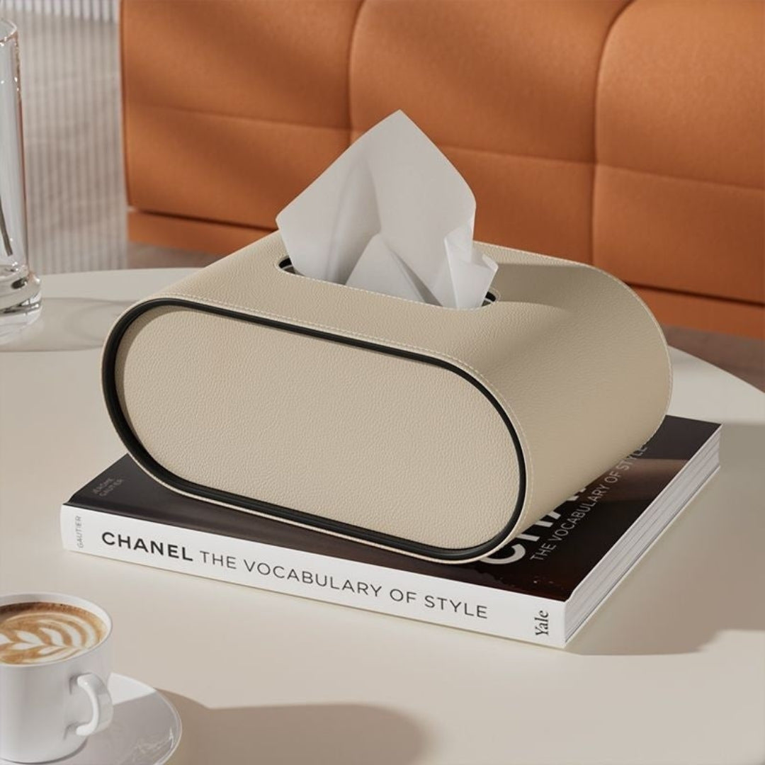 Contemporary Tissue Box Cover for Smart Home Organization