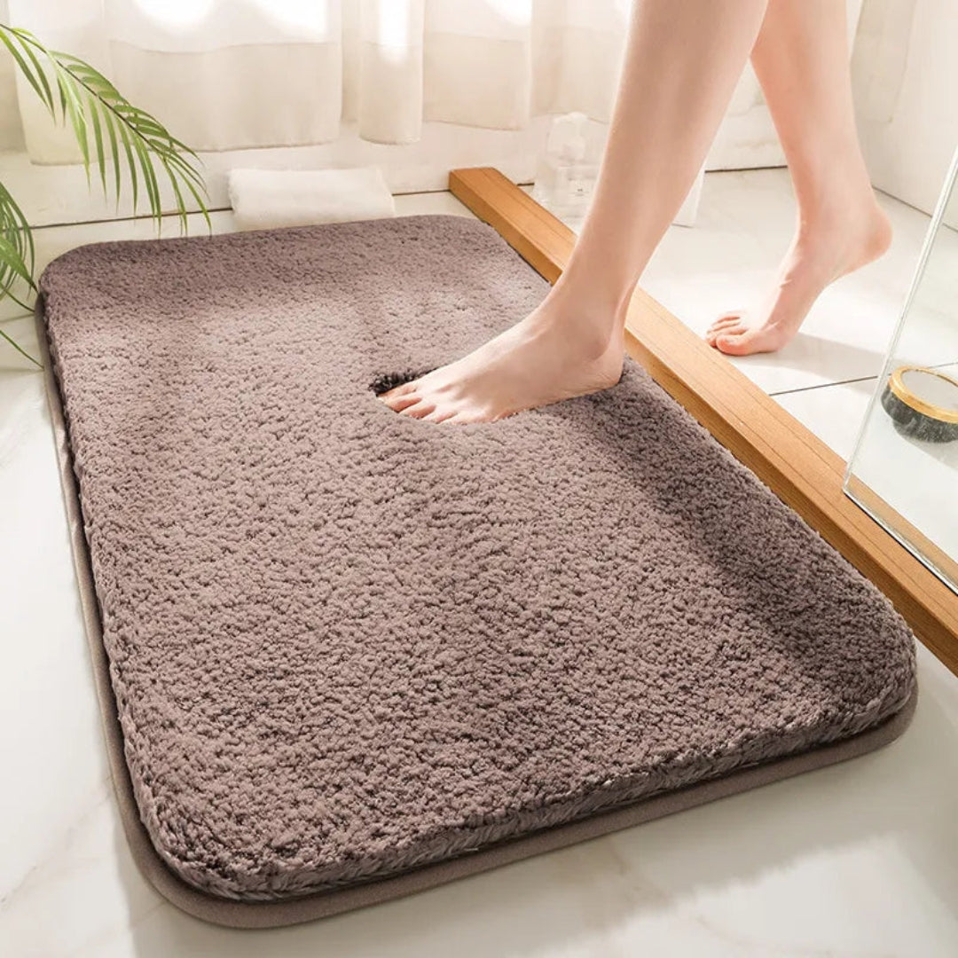 Plush Non Slip Bath Mat for Balanced Home Spa Relaxation