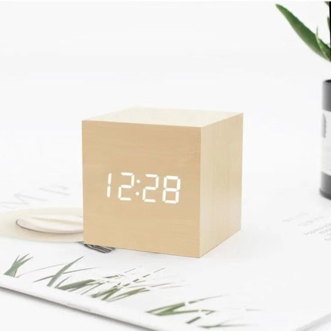 Advanced LED Alarm Clock with Smart Display for Nightstands
