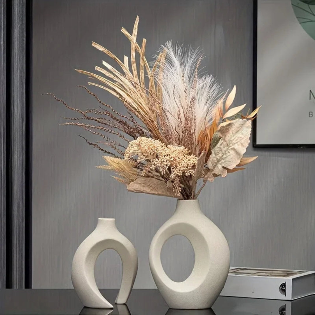Minimalist Vase Set for Sophisticated Home Decor Display