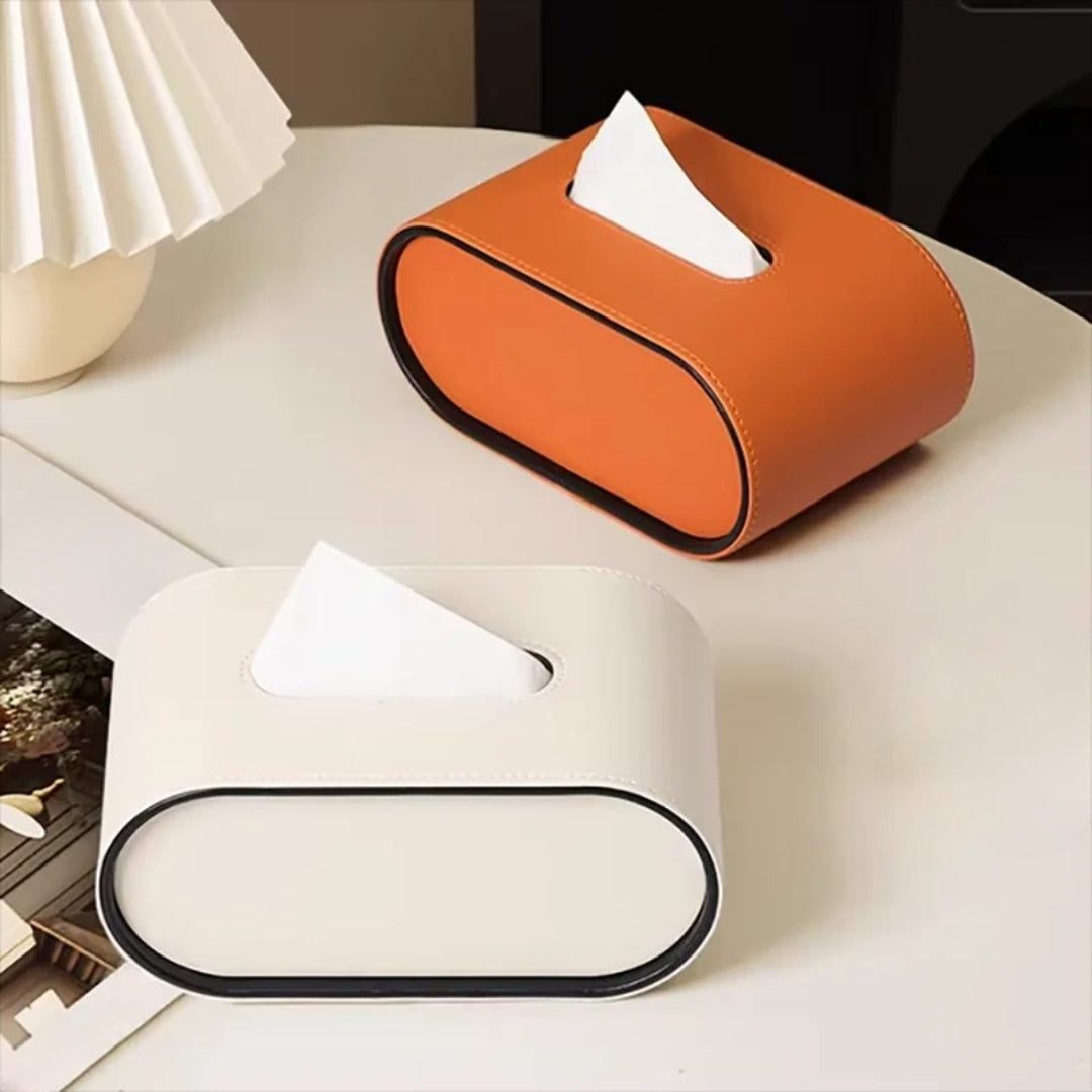 Contemporary Tissue Box Cover for Smart Home Organization
