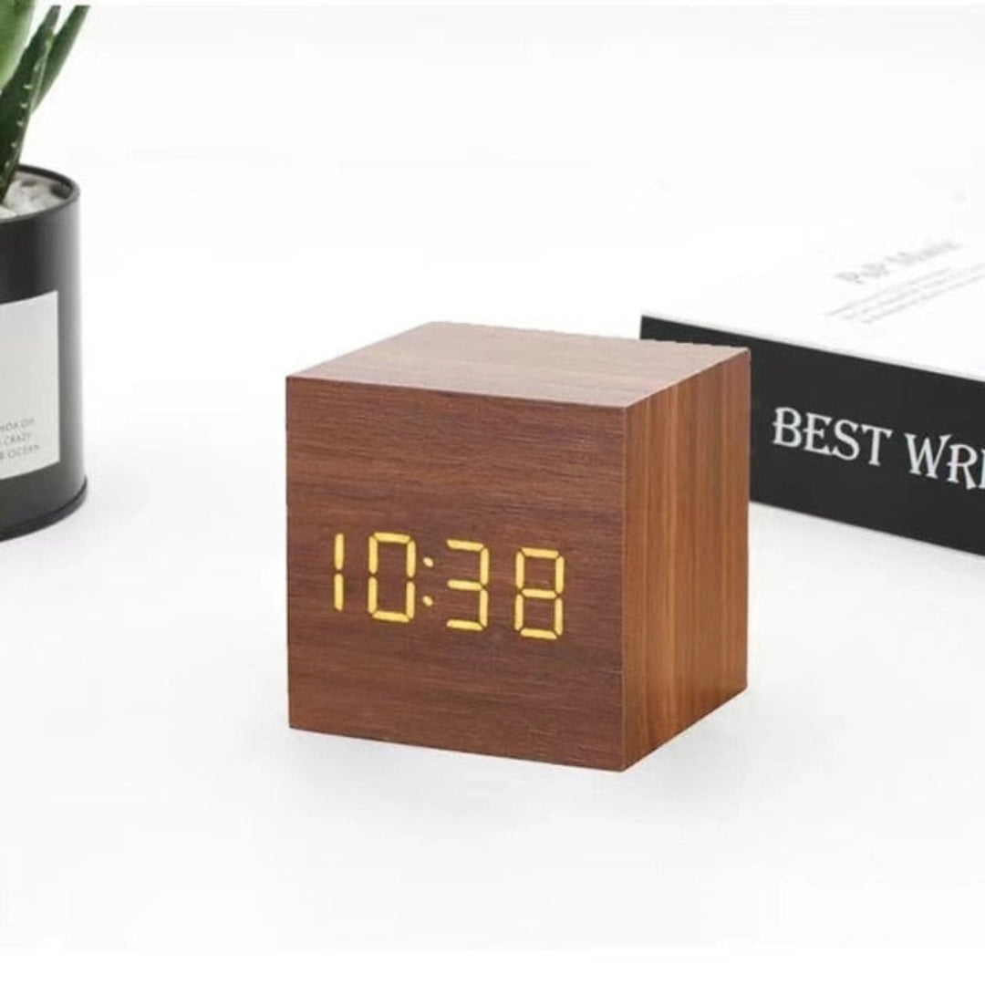 Advanced LED Alarm Clock with Smart Display for Nightstands