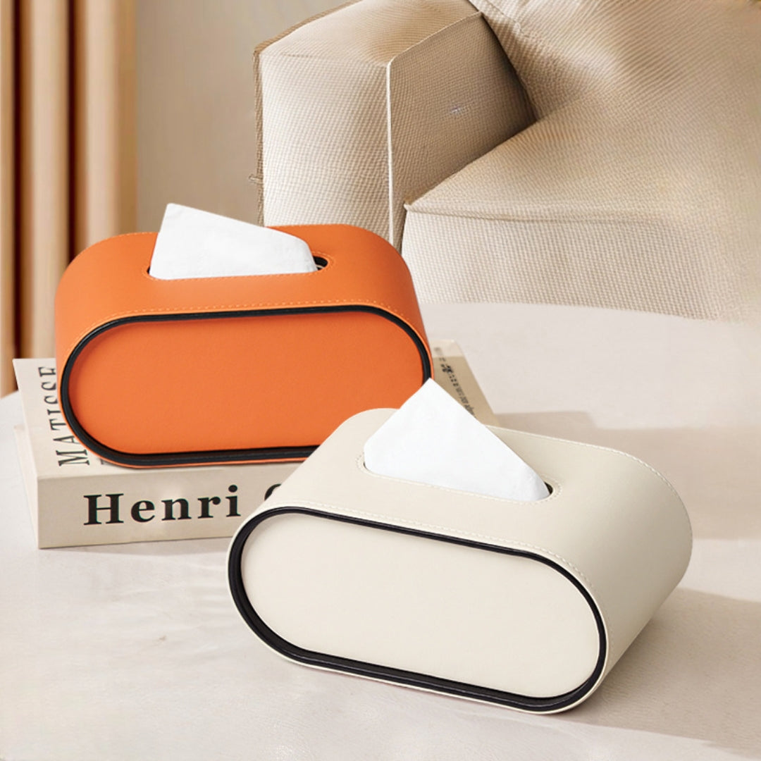 Contemporary Tissue Box Cover for Smart Home Organization