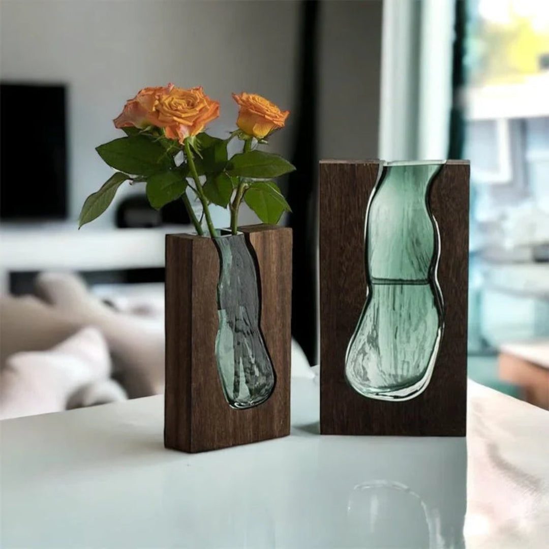 Handcrafted Ceramic Vase with Sleek Modern Interior Appeal