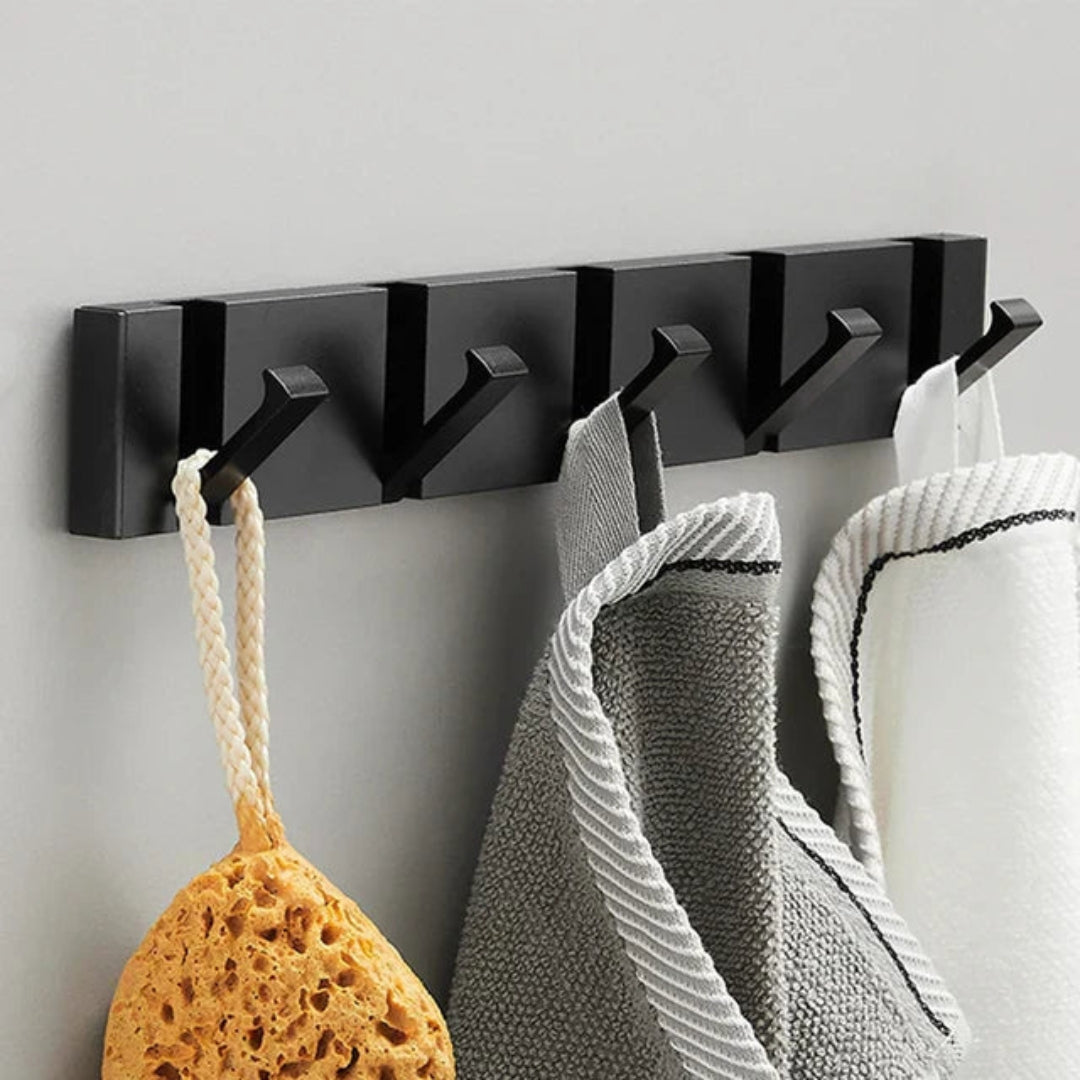 Sleek Foldable Wall Hook for Space Saving Home Organization