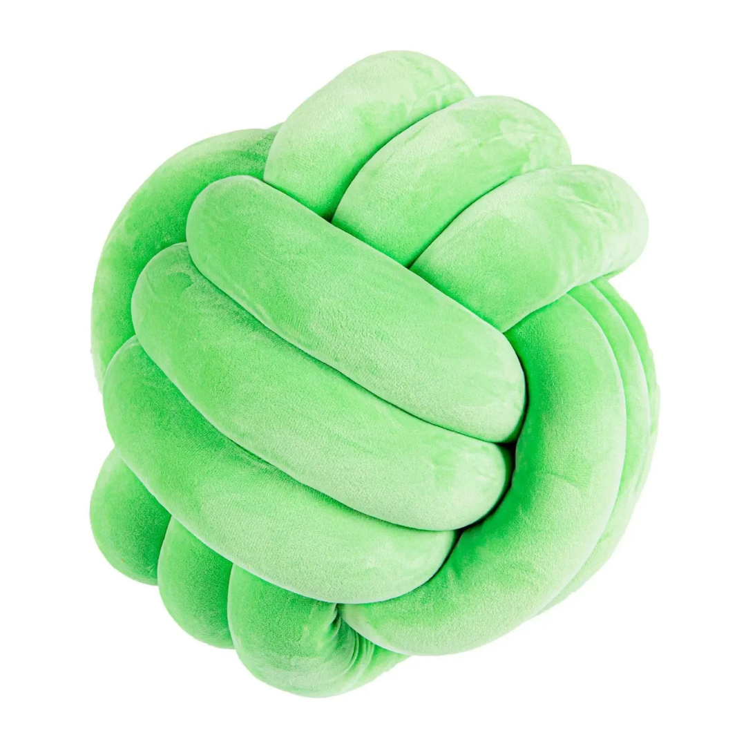 Plush Knot Cushion Ball Pillow for Modern Home Decor Style