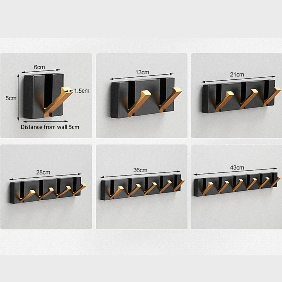 Sleek Foldable Wall Hook for Space Saving Home Organization