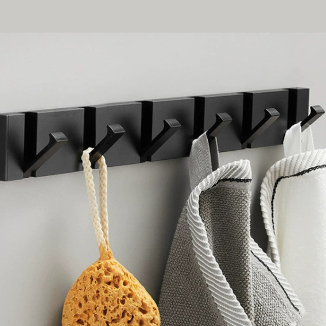 Sleek Foldable Wall Hook for Space Saving Home Organization